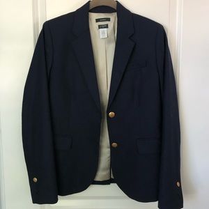 J. Crew Factory Navy Schoolboy Blazer